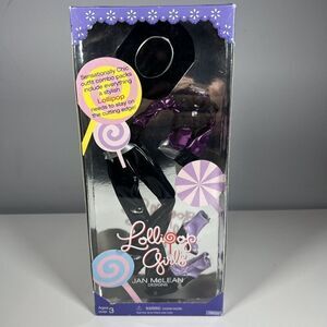 JAN MCLEAN LOLLIPOP GIRLS FASHION SET Purple and Black Lulu England Rare!